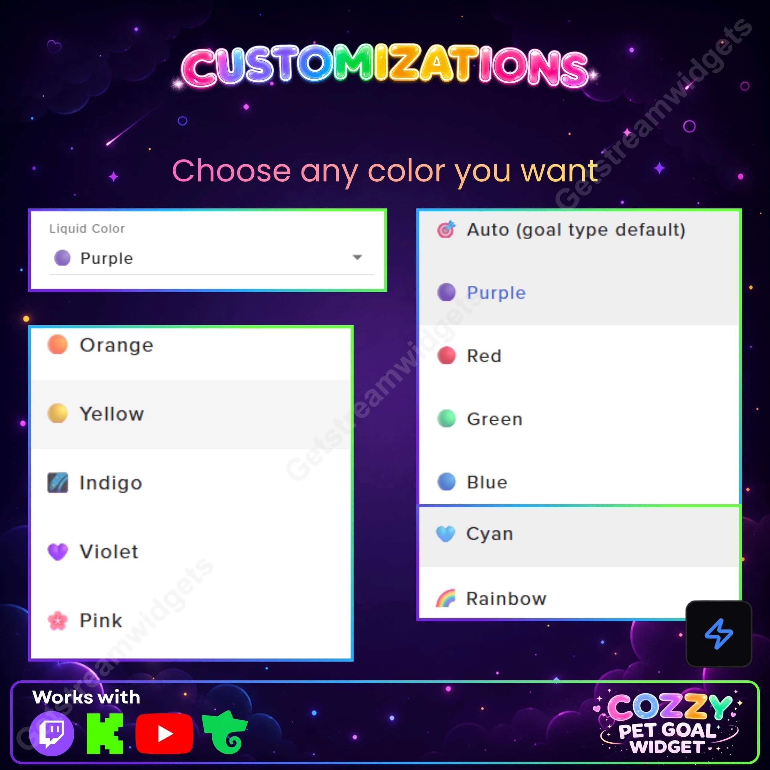Universal cozy pet goal widget 5