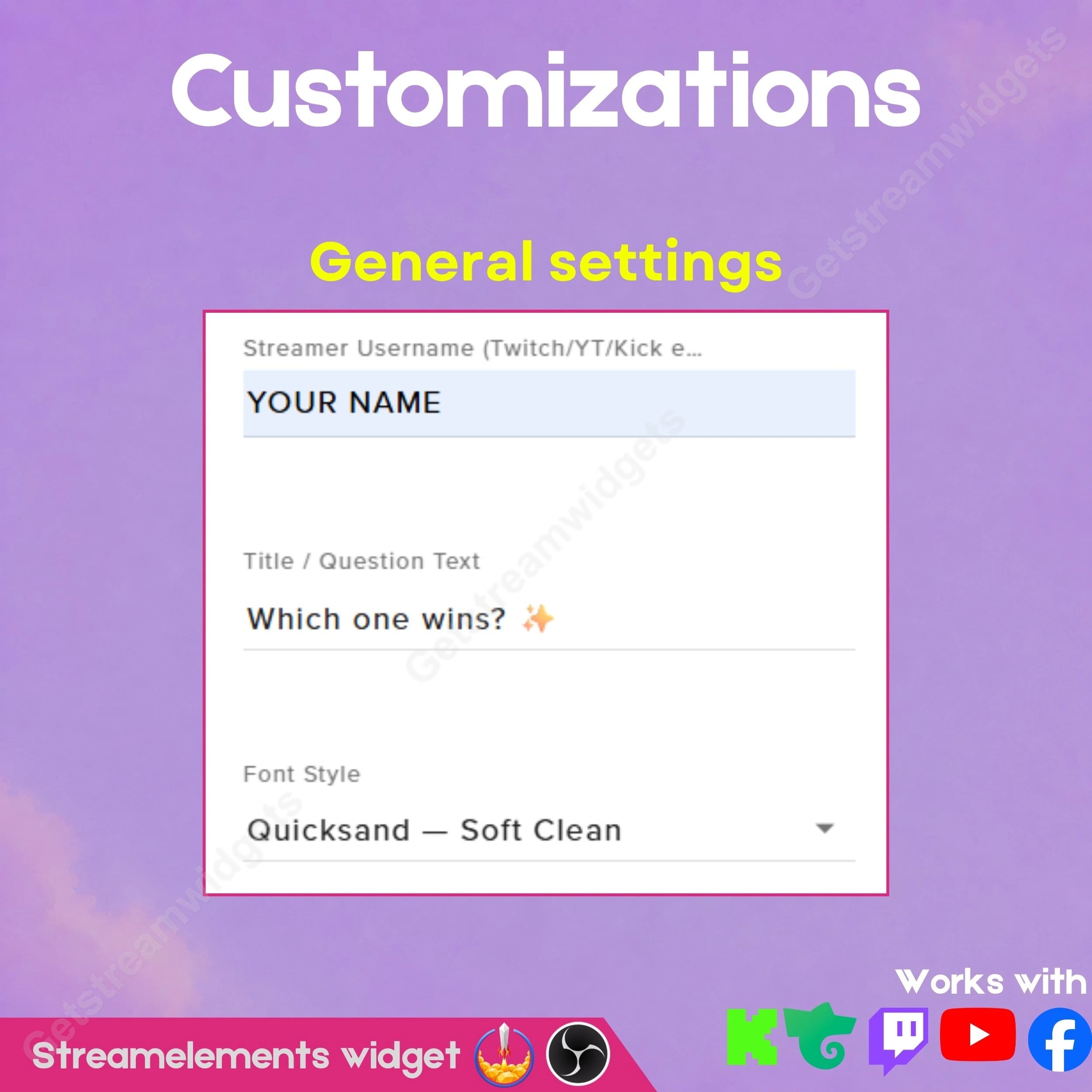 Chat battle widget for all platforms 1