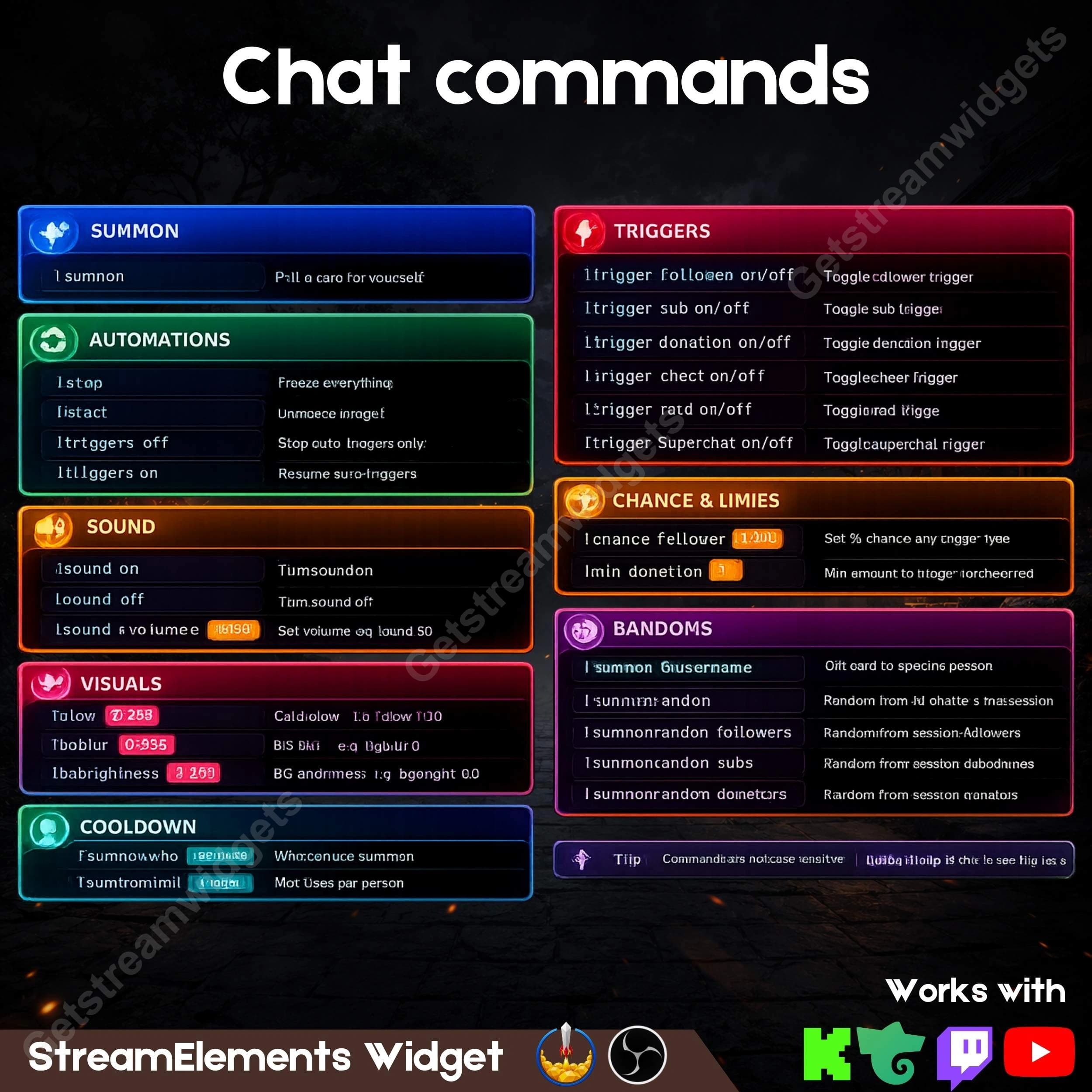 Universal cosmic TCG pack opening widget  3
