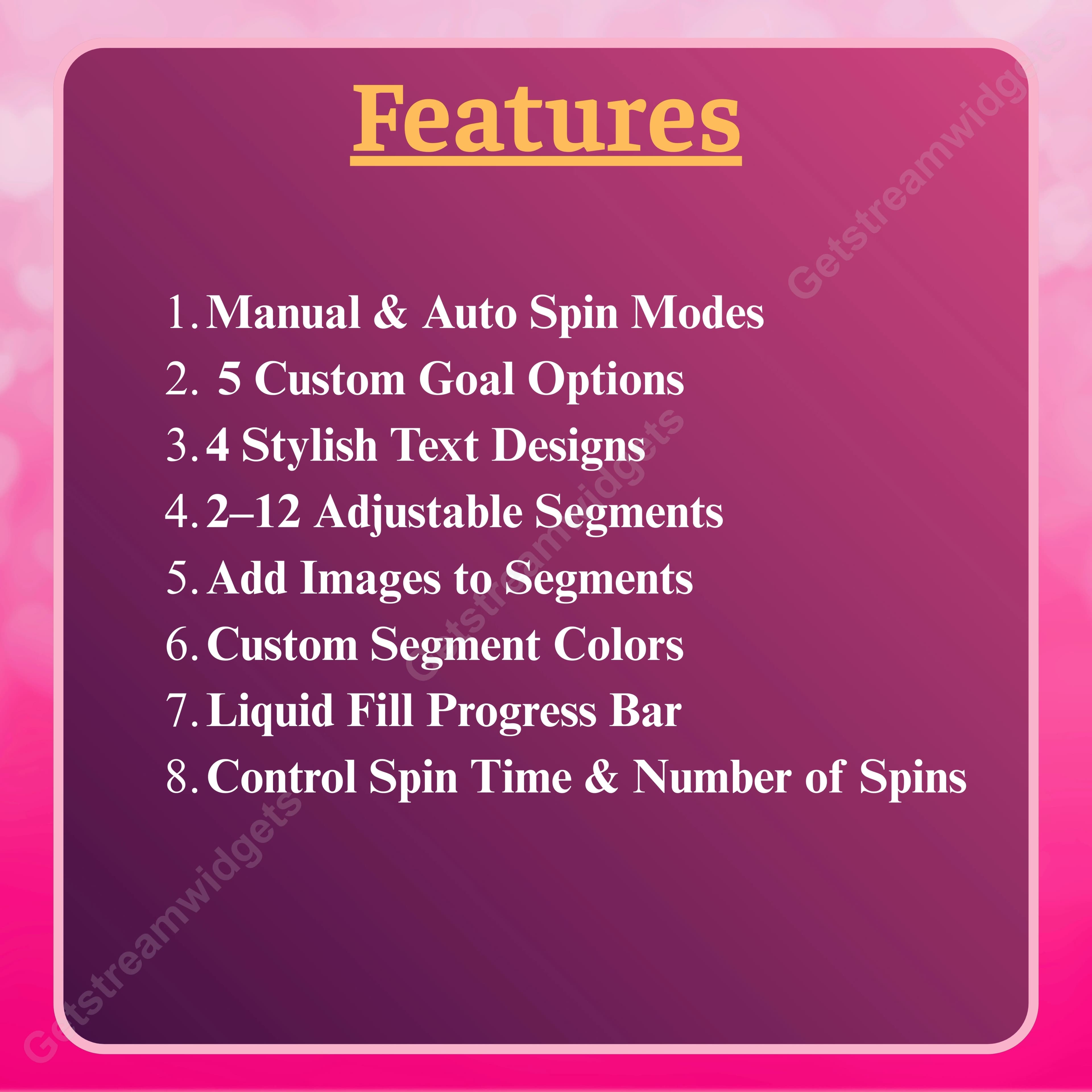 Valentine Spin Wheel Widget ⟢ Twitch  • Romantic Theme Prize Wheel • Animated Spins • Fully Customizable StreamElements OBS 2