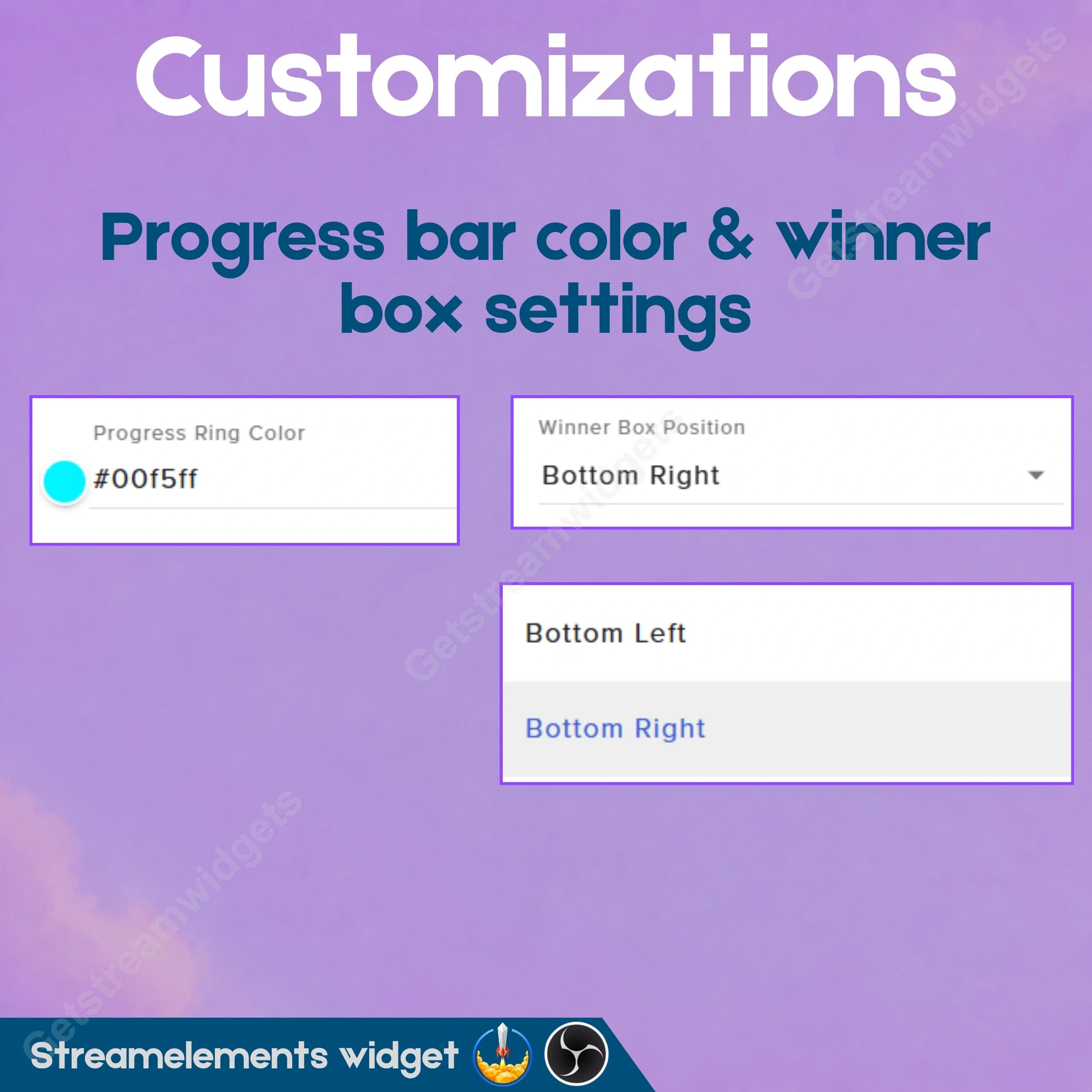 Multistream Space Spin Wheel Widget ⟢ Twitch Youtube Kick Trovo • Neon Theme • Fully Customizable • StreamElements OBS 6