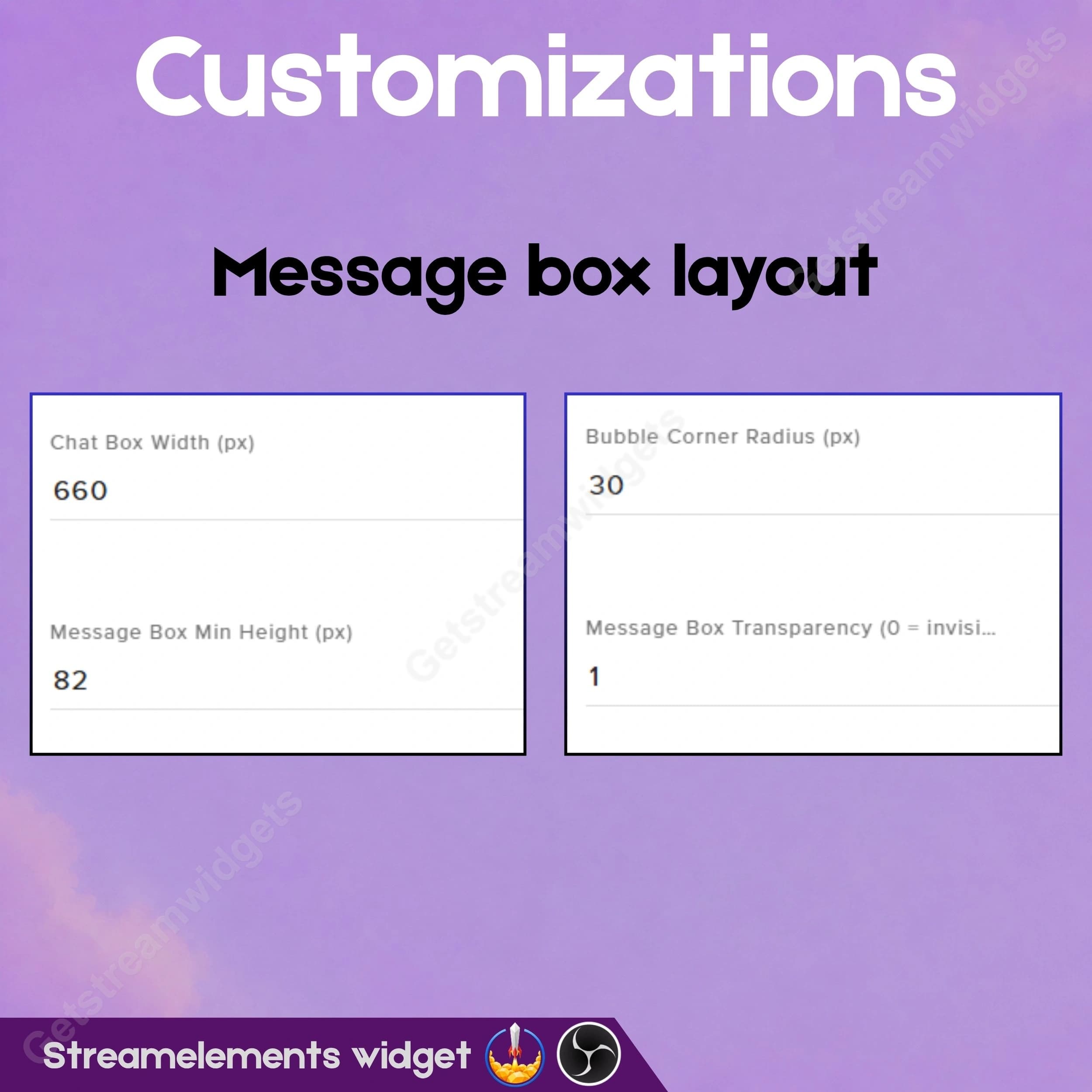 Cosmic Space Chat Widget ⟢ Twitch Youtube Kick Trovo • Neon Theme • Fully Customizable • StreamElements OBS 5