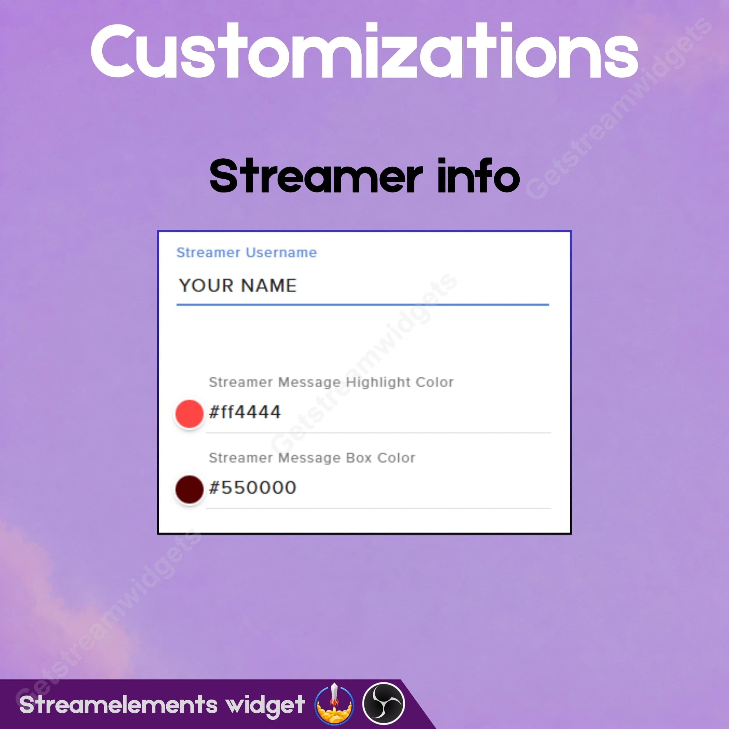 Cosmic Space Chat Widget ⟢ Twitch Youtube Kick Trovo • Neon Theme • Fully Customizable • StreamElements OBS 4