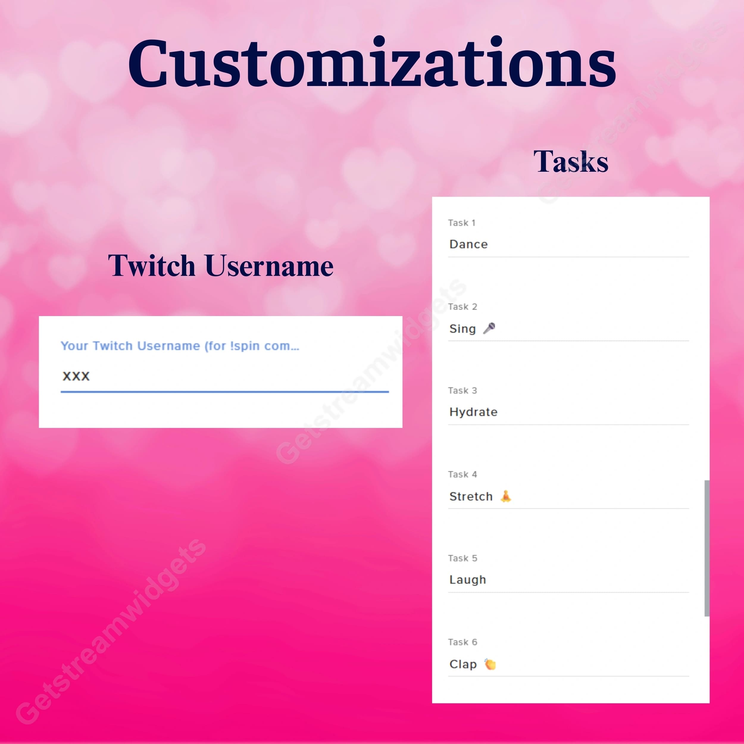 Valentine Spin Wheel Widget ⟢ Twitch  • Romantic Theme Prize Wheel • Animated Spins • Fully Customizable StreamElements OBS 3
