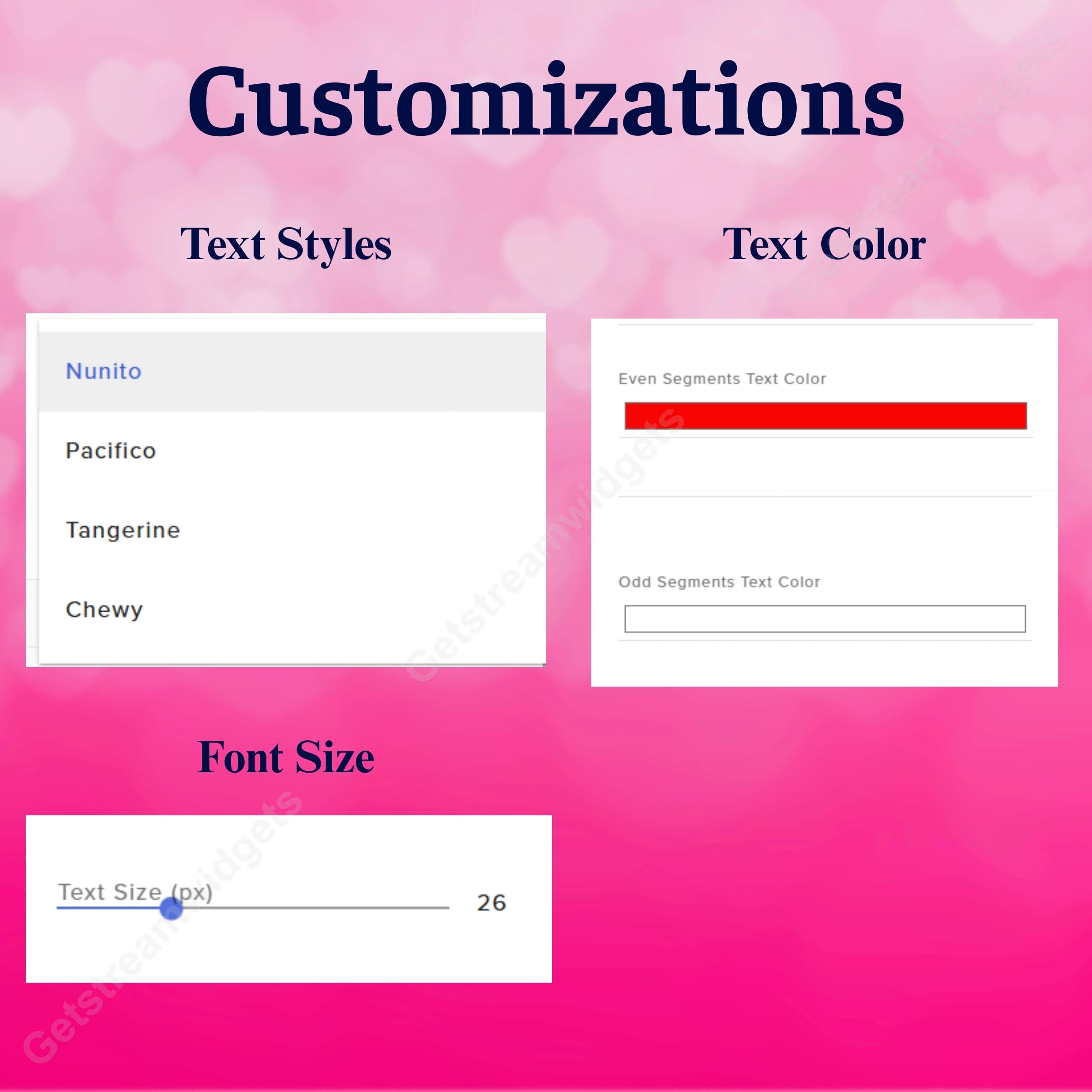 Valentine Spin Wheel Widget ⟢ Twitch  • Romantic Theme Prize Wheel • Animated Spins • Fully Customizable StreamElements OBS 6