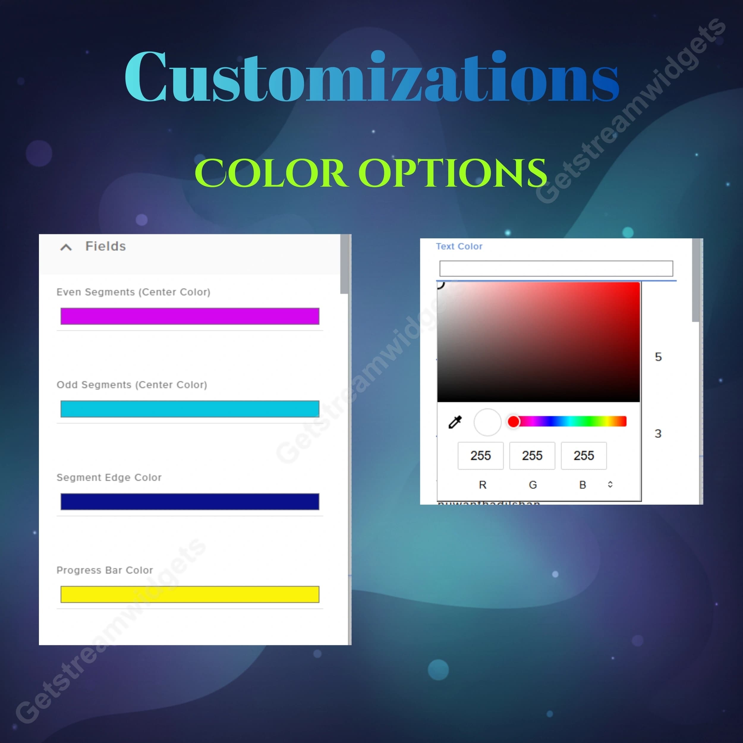 Cosmic Spin Wheel Widget ⟢ Twitch StreamElements OBS • Auto & Manual Spin Modes • Fully Customizable 2