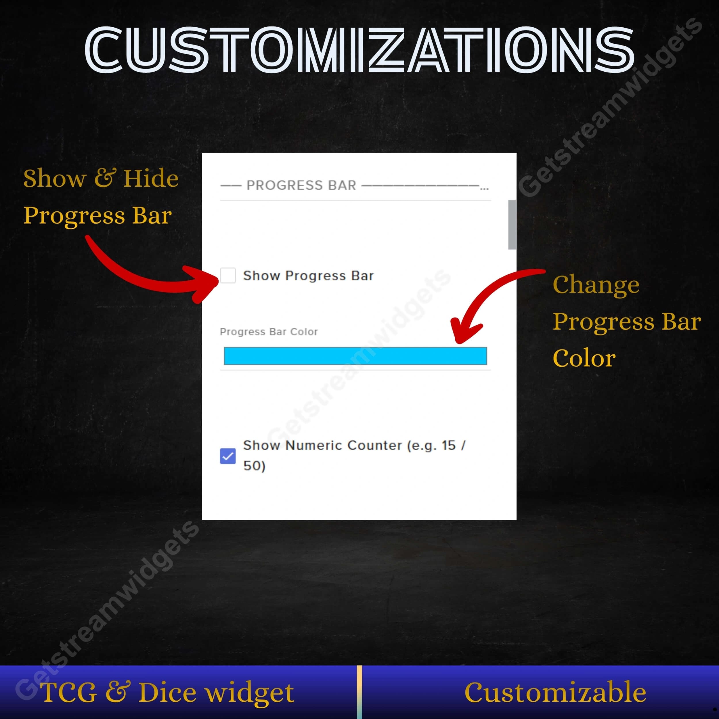 Dice widget for twitch streamers 4