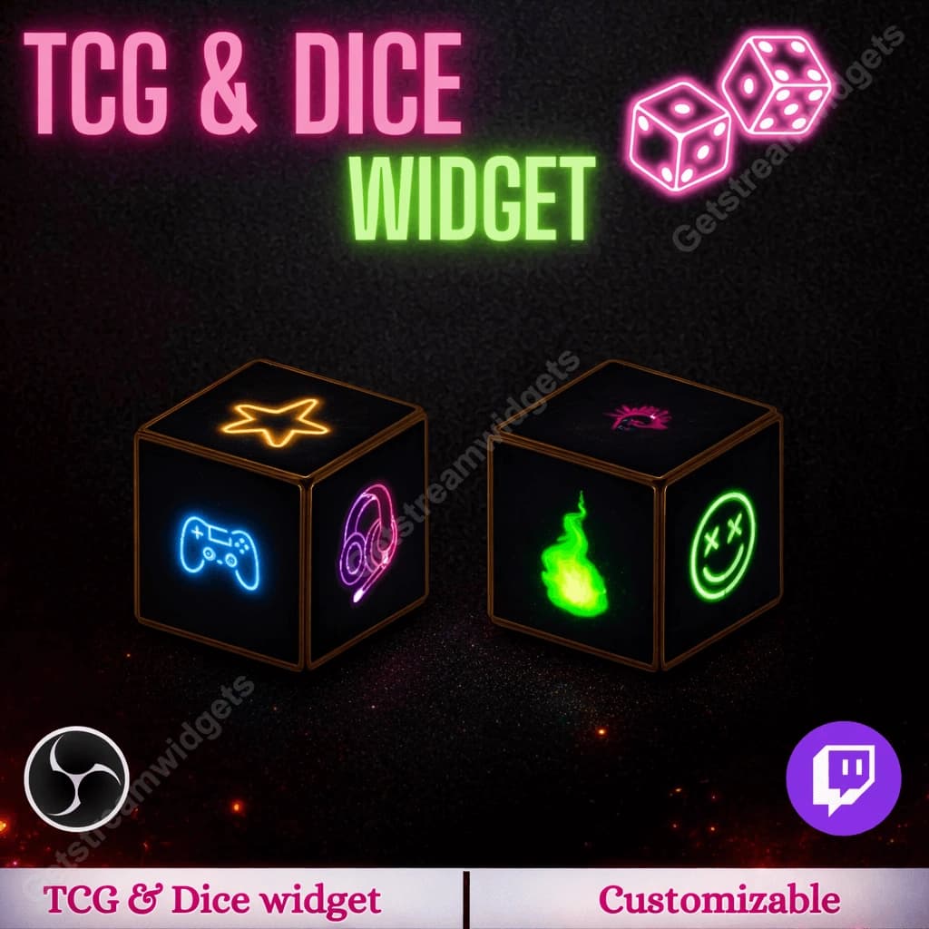 Dice widget for twitch streamers 0